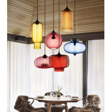 Modern design decorative Nordic E27 glass pendant light for restaurant